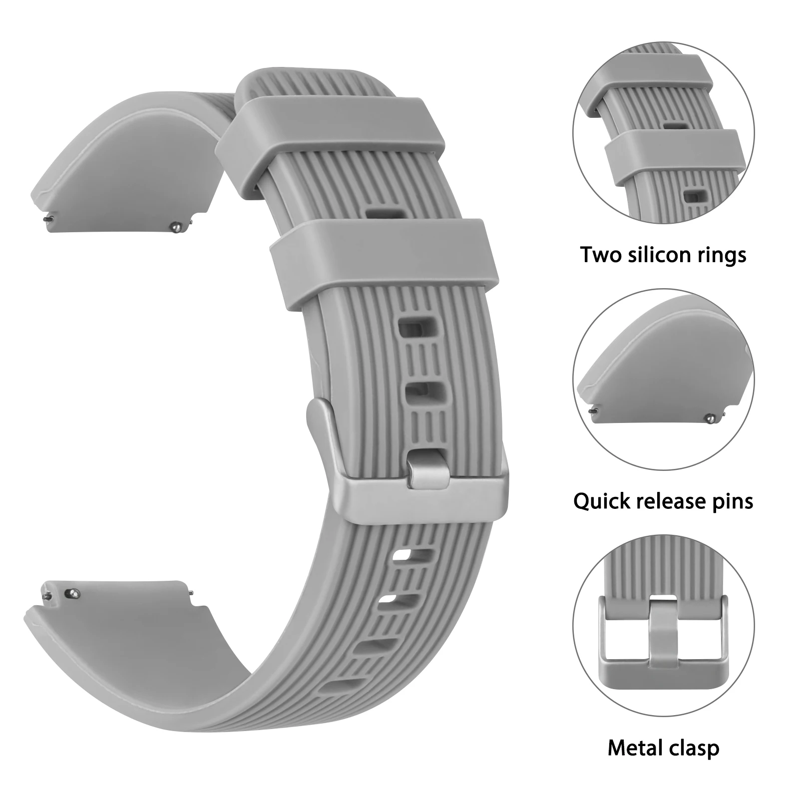 Silicone Strap For Garmin Vivoactive 4/Venu 2/Fenix 6 Pro 5 Plus Band 22mm Bracelet Watchband For Forerunner 935 945 255 Bands
