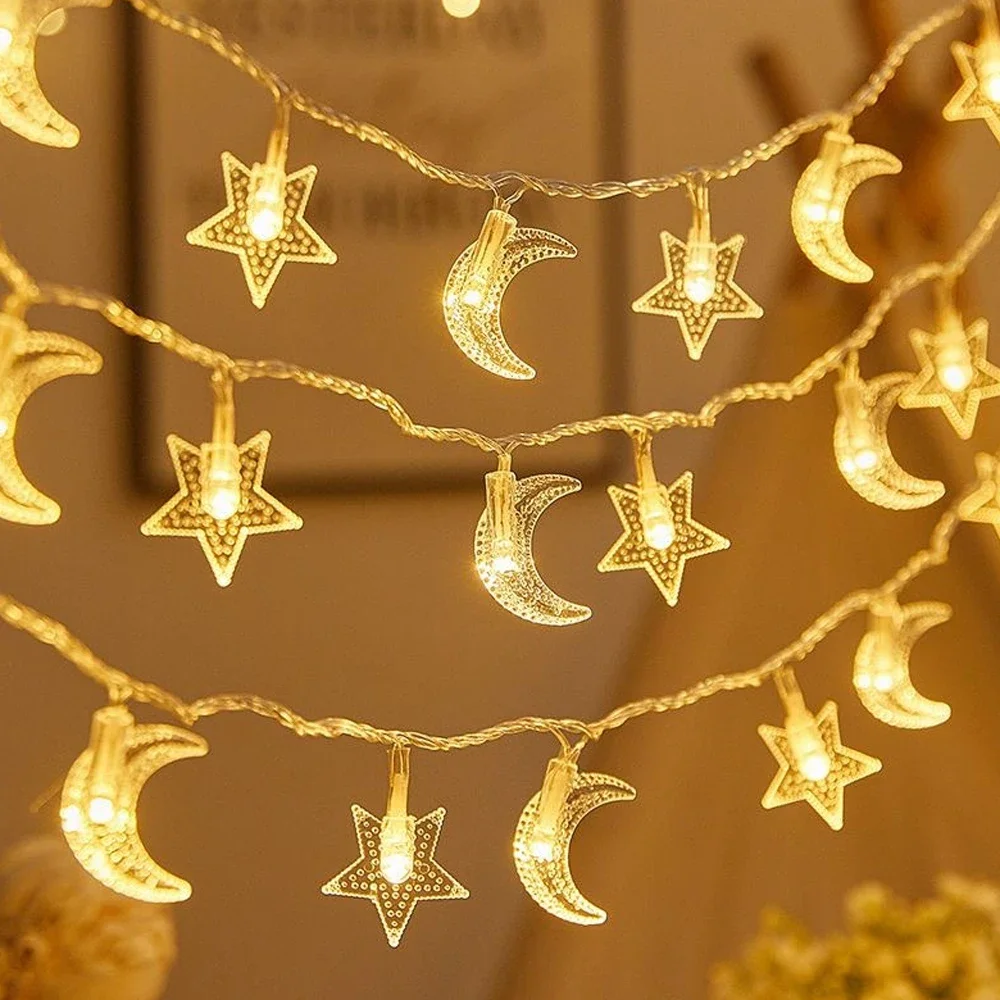 1pc 3m Star & Bubble Ball Fairy Lights - Ideal For Room, Birthday, Party, Wedding Decoration, Gift