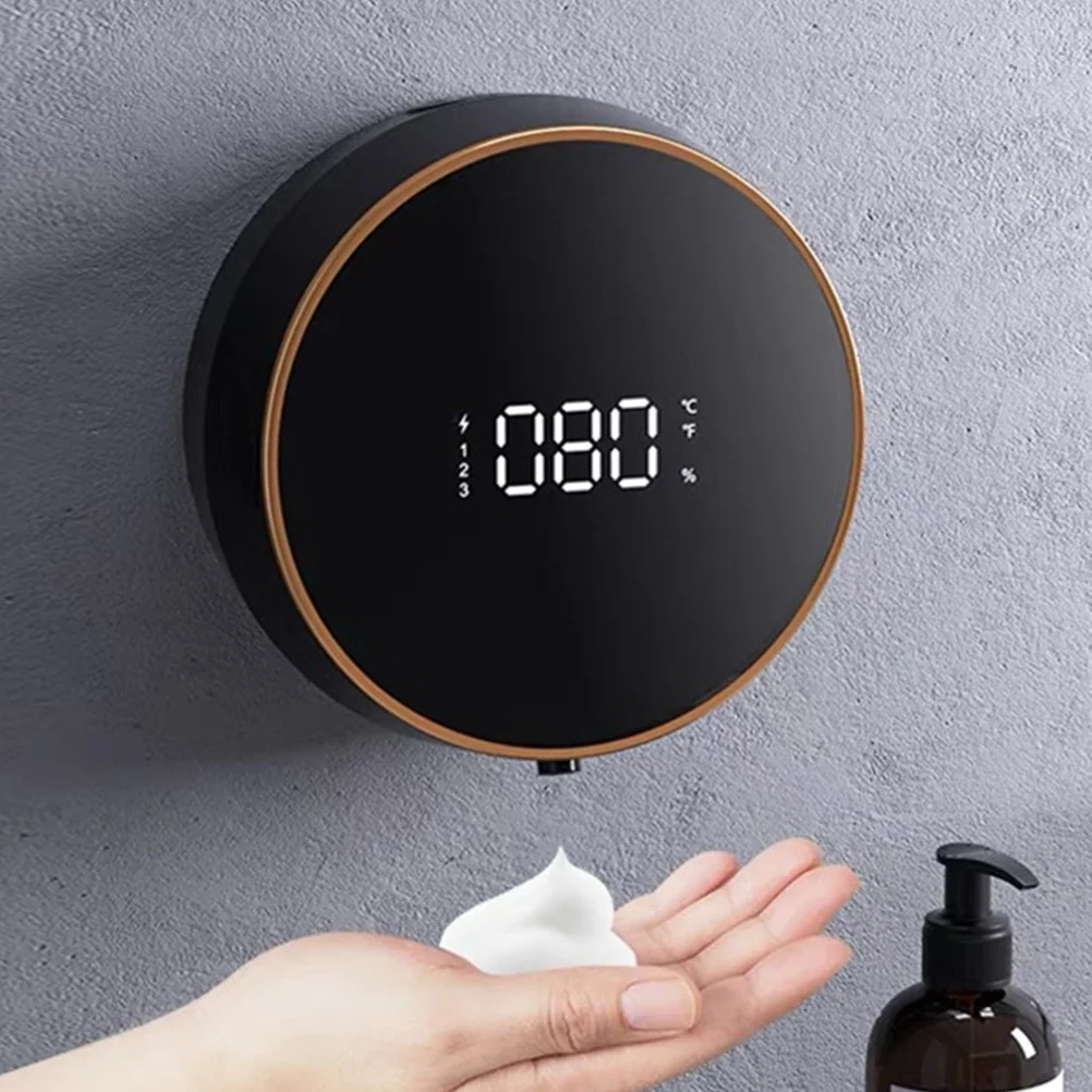 

Wall Mounted Electric Automatic Soap Dispenser 3-Level Adjustable Touchless Foam Soap Container for Kitchen Bathroom Hand