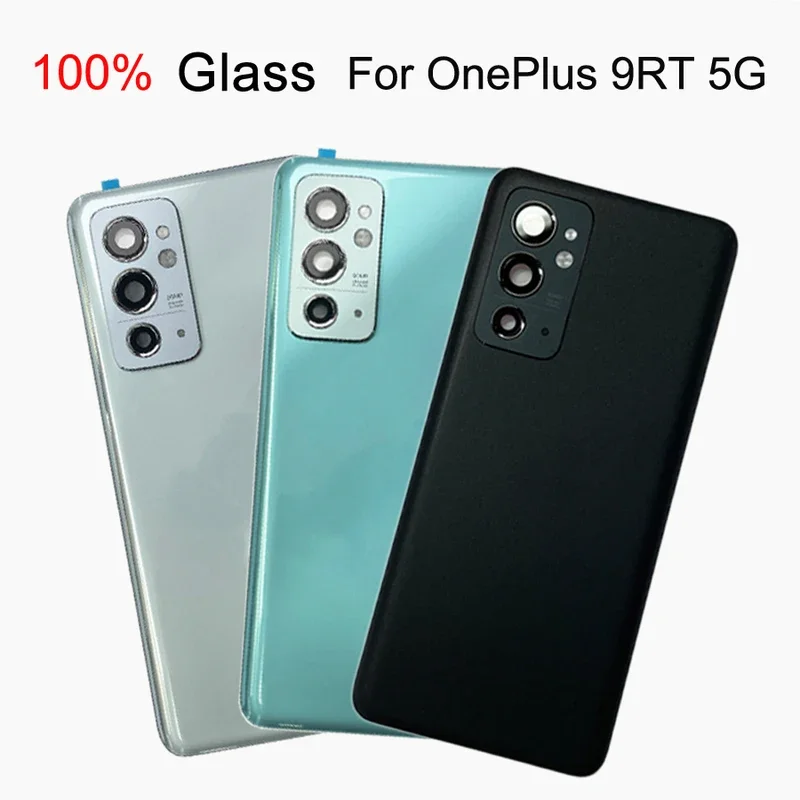 

Glass Back Battery Cover For OnePlus 9RT 5G Rear Door Panel Housing Case MT2110 MT2111 Battery Cover Replacement Parts