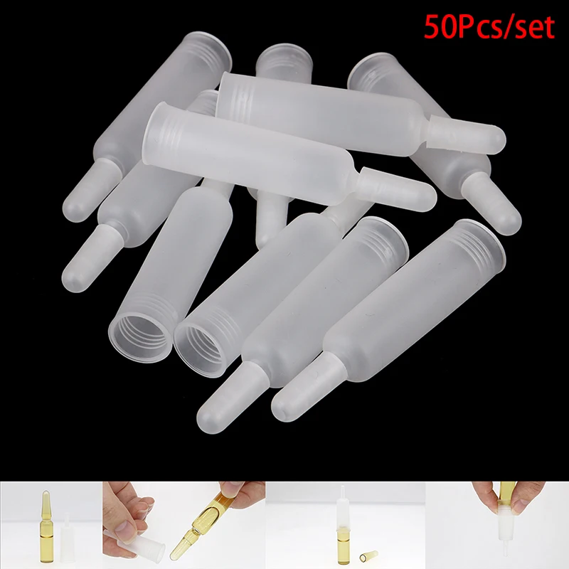 【HMA】50Pcs 2ml Emery Glass Bottle Silicone Dropper Vial Opener Ampule Breaker Dripper