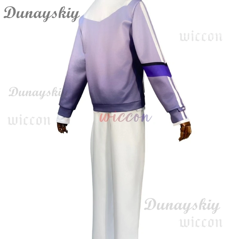 الظاهري YouTuber أنيمي NIJISANJI Kenmochi Toya تأثيري حلي رياضية هوديس البلوز شعر مستعار الكبار رجل اليومية حفلة البدلة