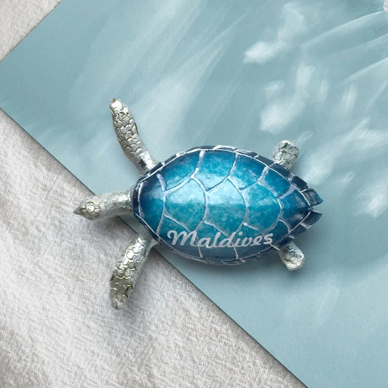 

Maldives3d3D Blue Sea Turtle Travel Souvenir Fridge Magnet Home Decor Gift