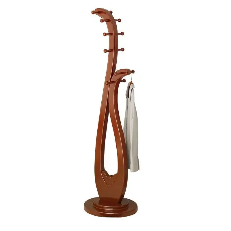 Modern Wooden Clothes Rack Aesthetic Clothing Store Entrance Coat Rack