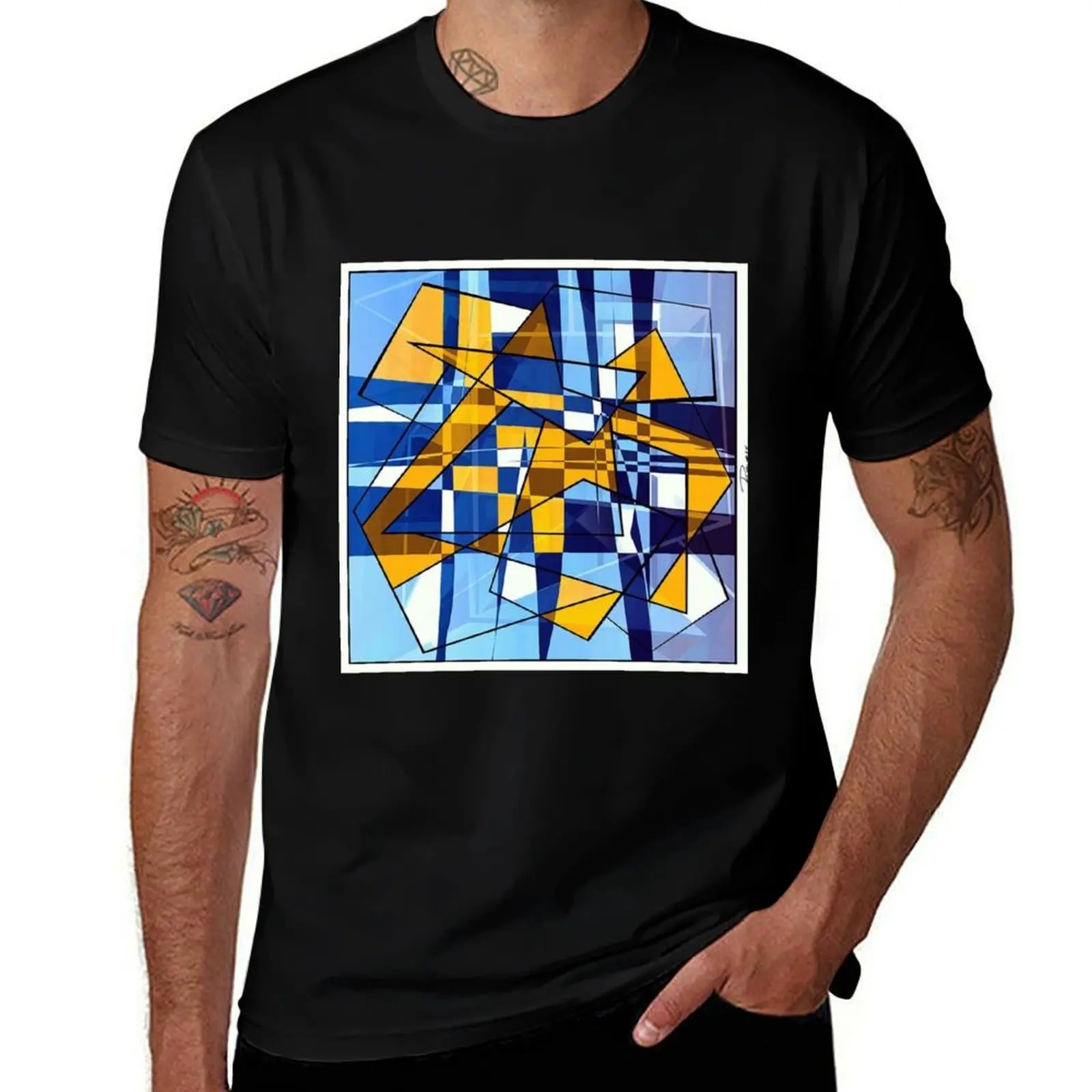 

Geometric Depths T-Shirt sweat funny gifts for a boy quick-drying men clothes