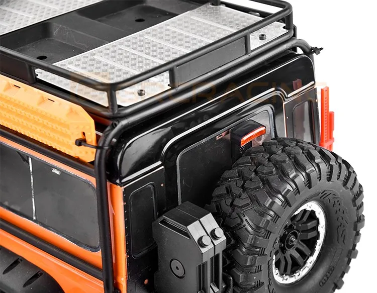 Spare Tire Brake Light, High Mounted Tail Light, Running Light, Off-road Climbing Light For 1/10 1/8 Trax/as Trx4 Trx6 Rgt Axial