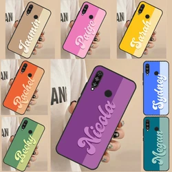 Personalised Name Color For Huawei Nova 9 SE 10 SE 5T 3i 7i 8i Y60 Y70 Y90 P20 P40 P30 Lite P60 Pro P Smart Z Case