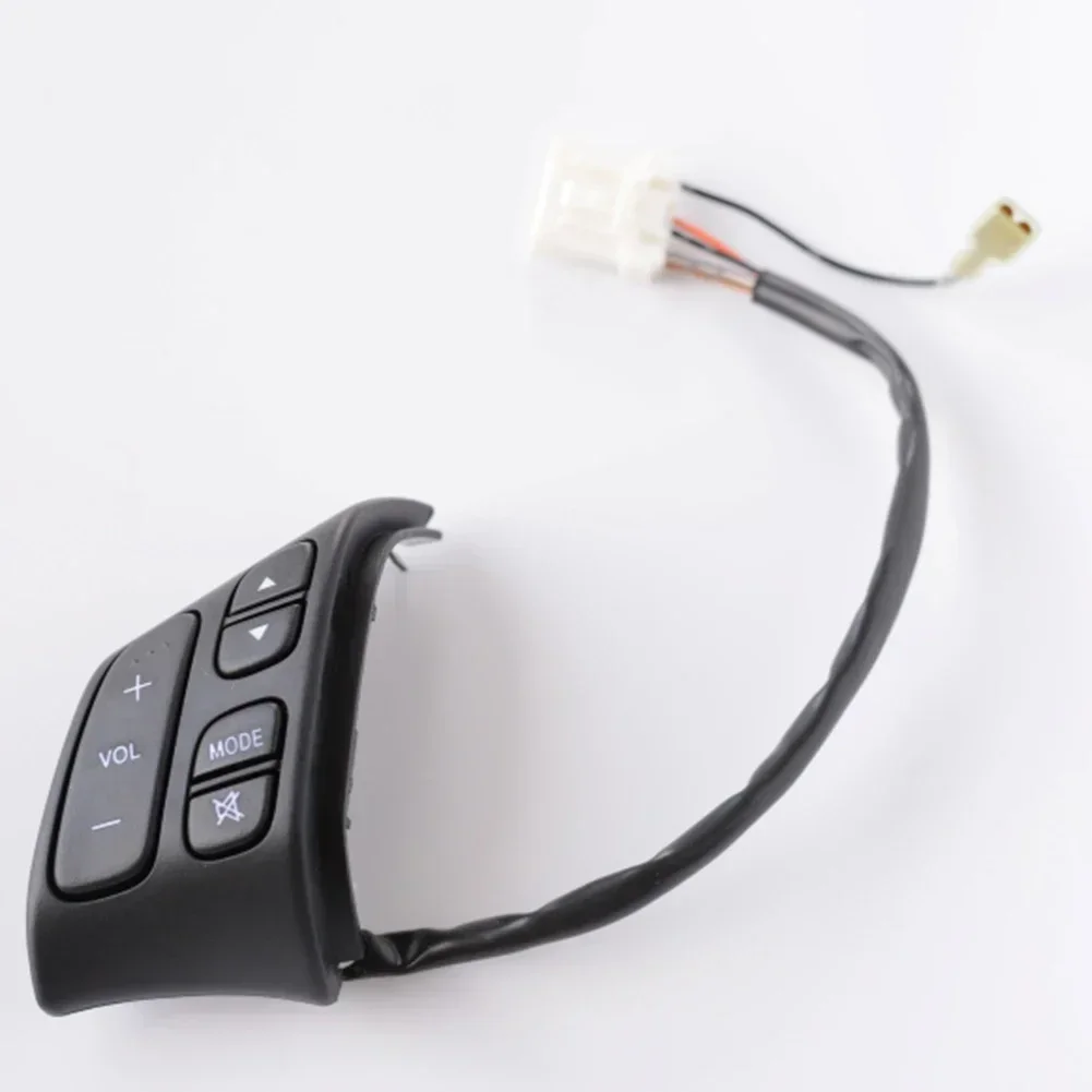 مفتاح زر صوتي أسود متعدد الوظائف على الجانب الأيسر من عجلة توجيه السيارة 153769 لمازدا 6 2004-2010-2015