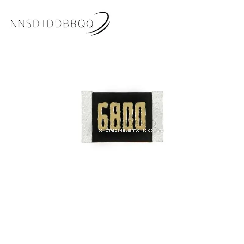 20 peças 0805 chip resistor 680Ω(6800) ± 0.1% arg05btc6800 smd resistor componentes eletrônicos