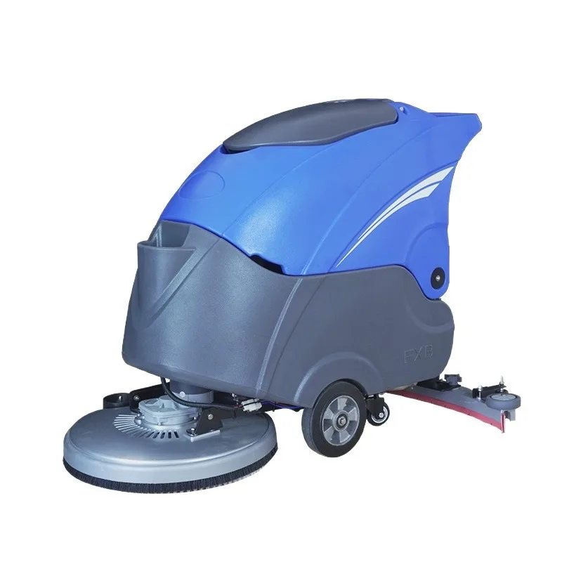 Hand-pushed industrial washing machine Washing and mopping integrated machine Factory workshop Shopping