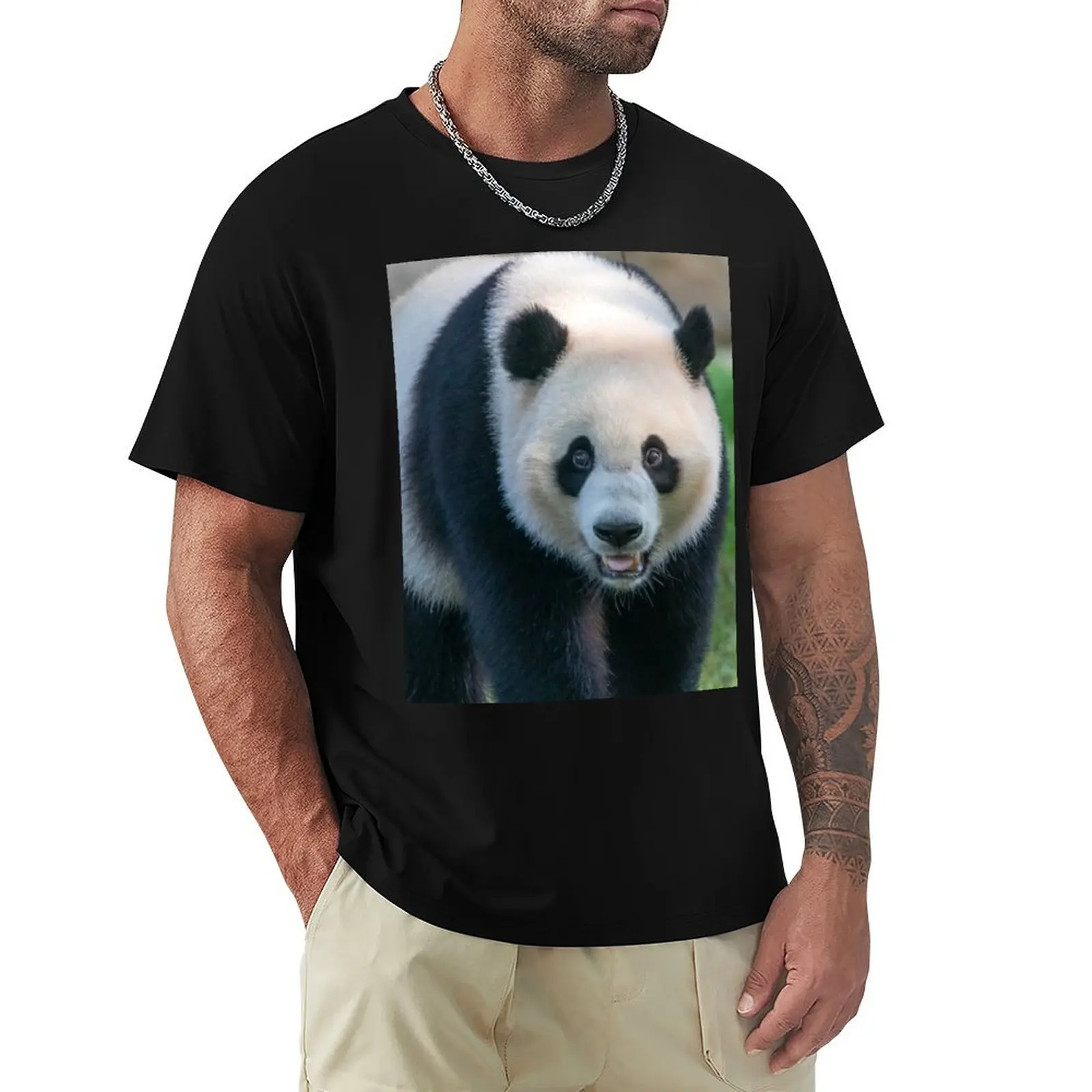 

Giant Panda Xiao Qi Ji at the National Zoo T-Shirt Work Outdoor Short Sleeve Tee