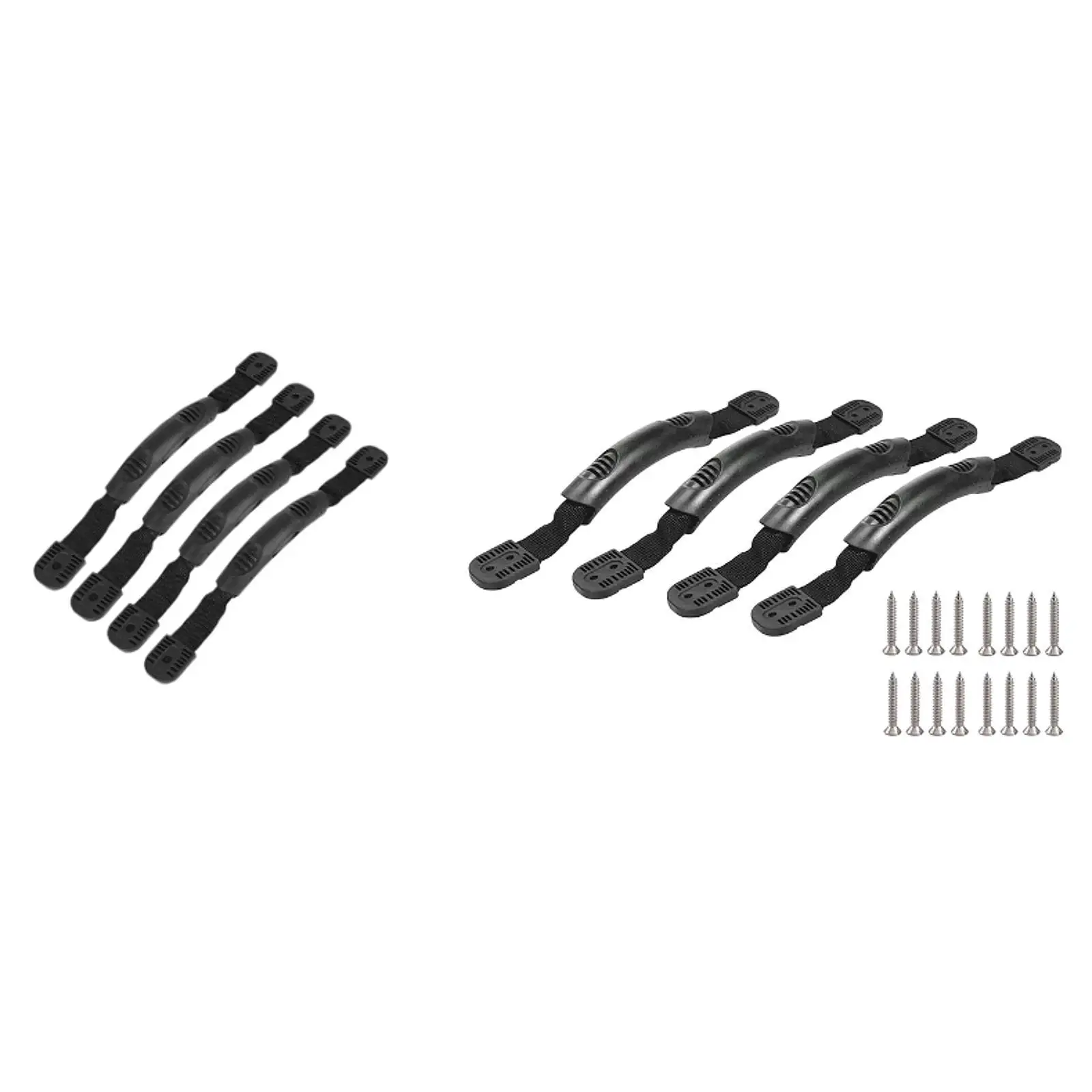 

4 шт., ручки для переноски каяка, высокоэффективная удобная ручка длиной 20 см, быстрая установка, прямая замена аксессуара для бокового крепления