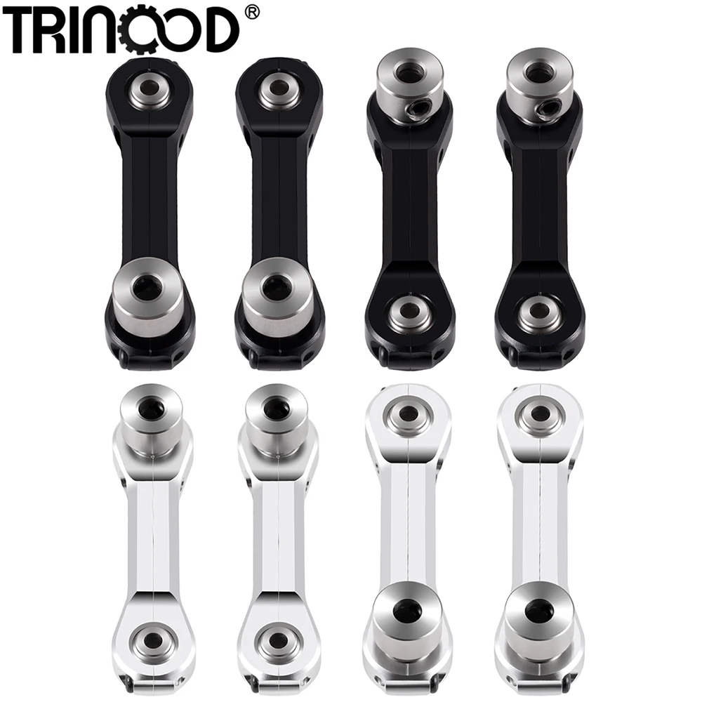 

TRINOOD 4Pcs Aluminum Alloy Anti-Swaybar Links Mount Base for 1/5 LO-SI DBXL 2.0 Upgrade Parts