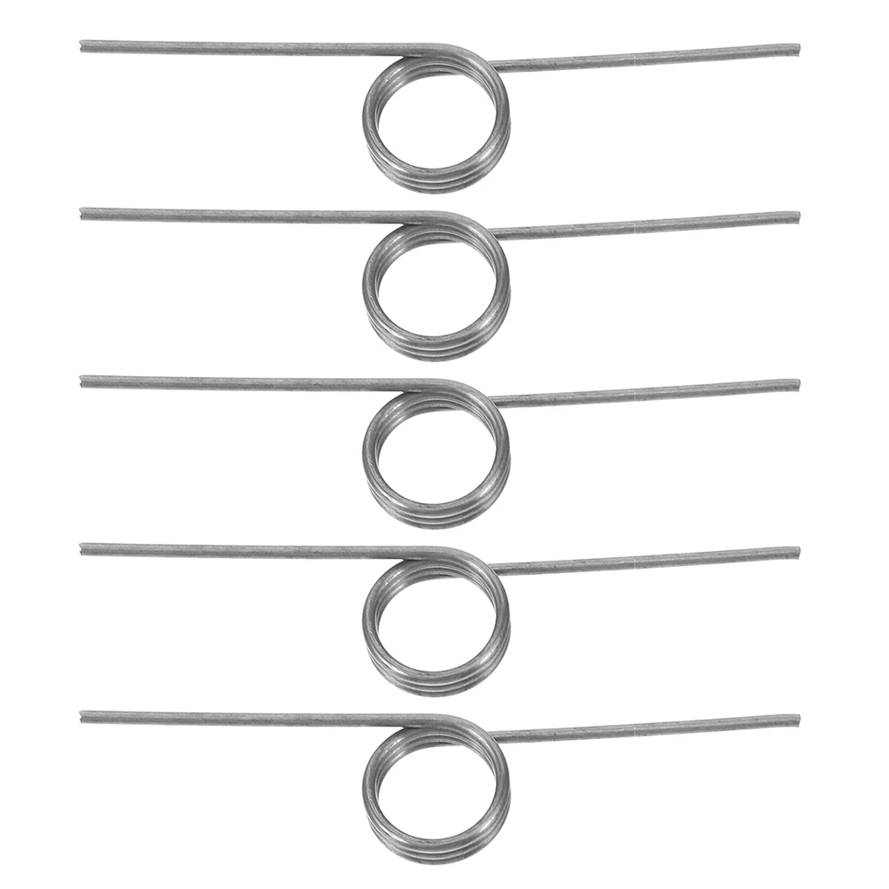 

5pcs Trash Can Spring Accessories Torsional Wire Spiral Replacement Garbage Bucket Repairs Smooth Operation Easy