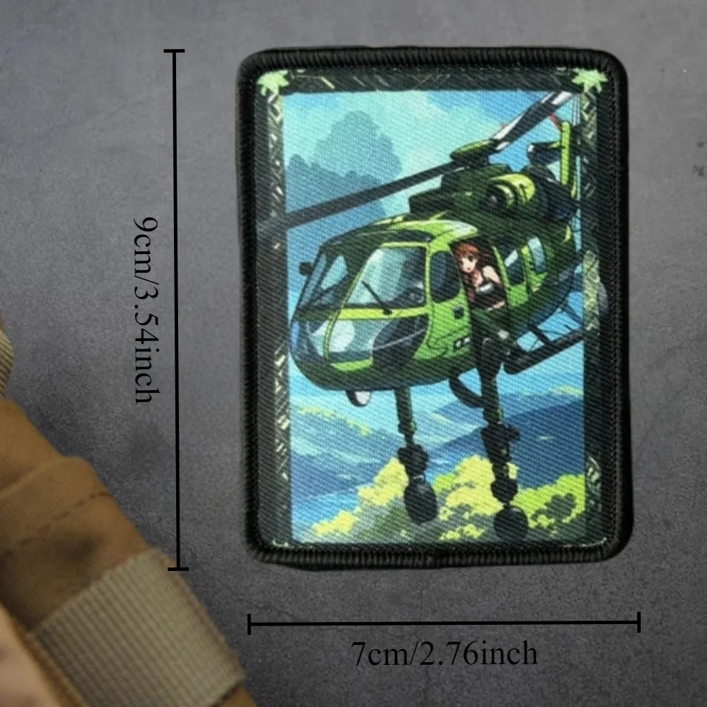 Parche táctico dron gancho y bucle – Insignia moral para equipo - imagen 4