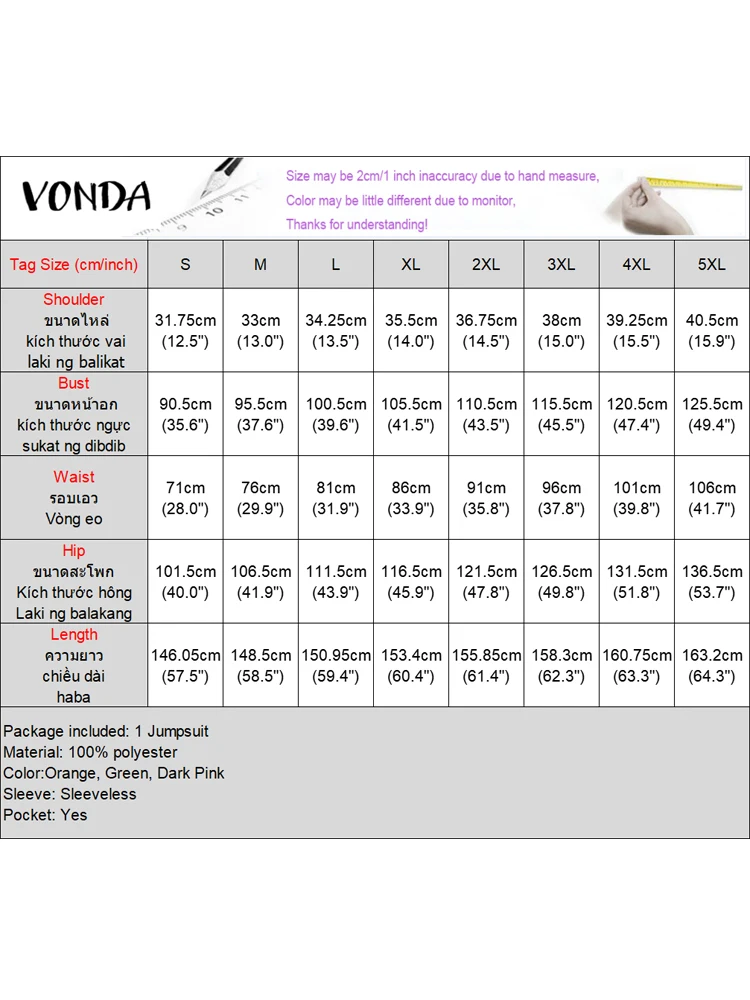 VONDA Women Elegant Long Jumpsuits Office Lady Rompers 2025 Summer Off Shoulder Ruffled Solid Overalls Fashion Wide Leg Pants