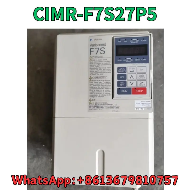 

Used Frequency converter CIMR-F7S27P5 test OK Fast Shipping