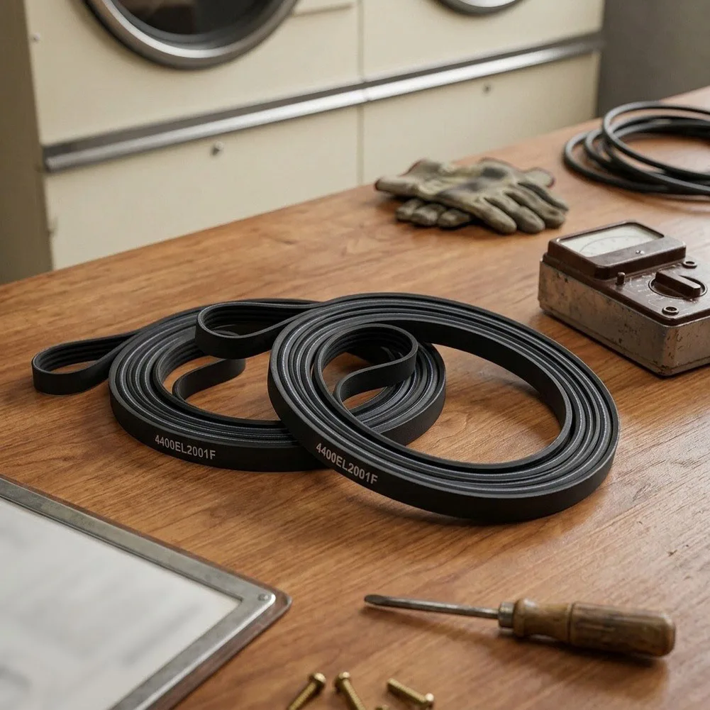 Dryer Drum Belt 2-Pack for GE and For Kenmore Appliances Built to Withstand Repeated Expansion and Contraction Cycles