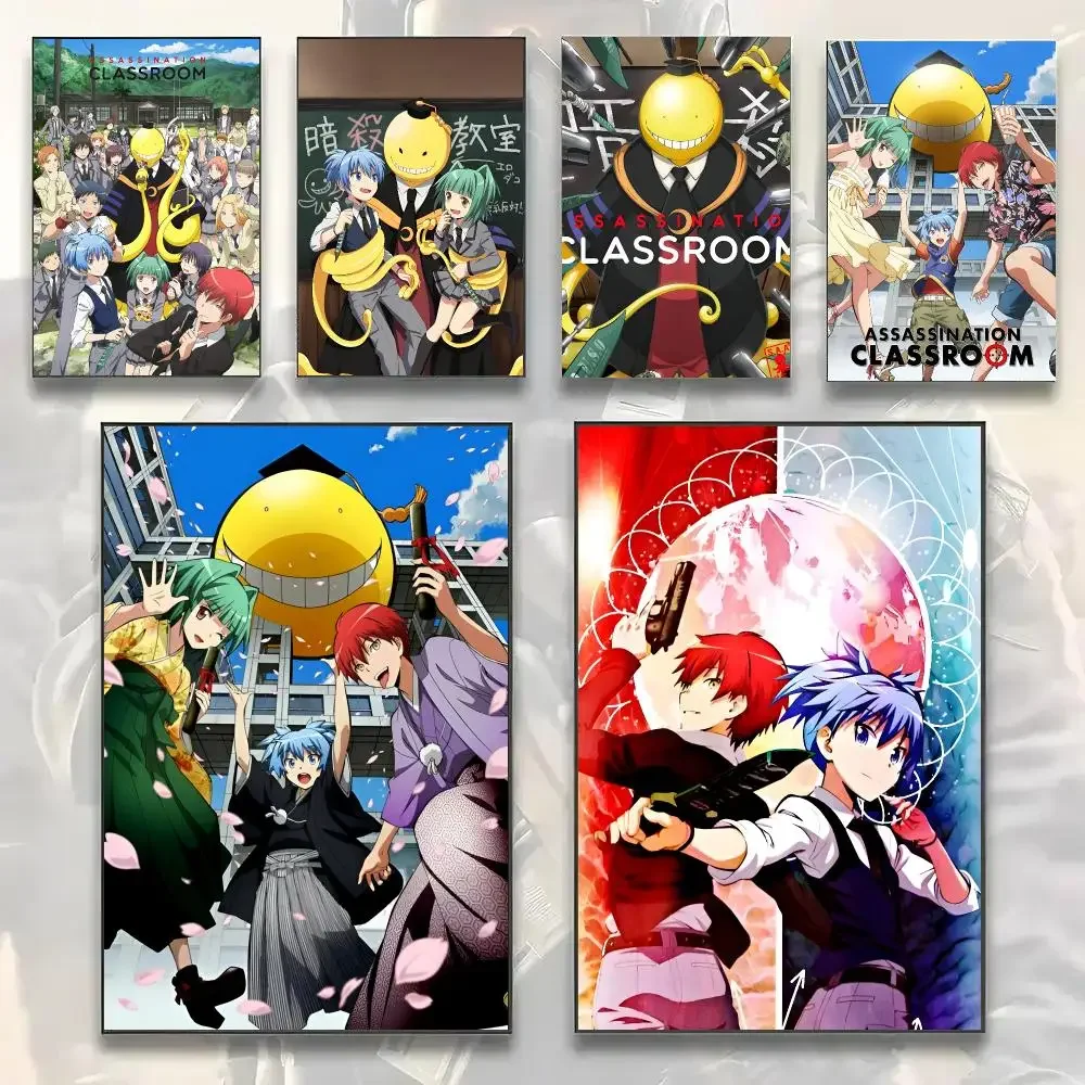 Anime Assassination Classroom Painting Calligraphy Modern Canvas Wall Art Prints for Living Room Decor | Wall Decals