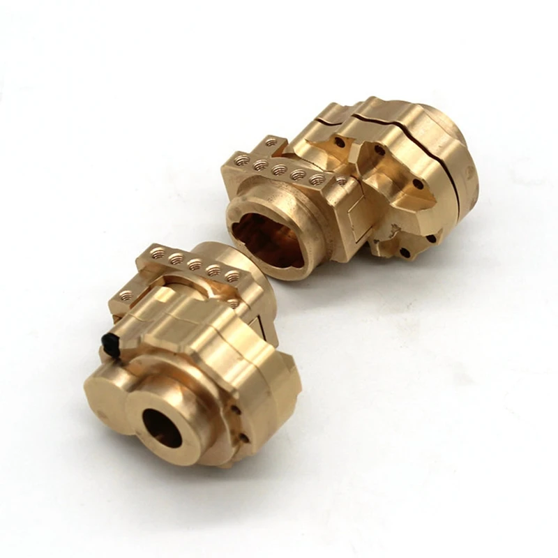 New Brass Rear Portal Drive Axle Housing Hub Carrier Set For 1/10 RC Crawler Traxxas TRX4 TRX6 Upgrade Parts Accessories