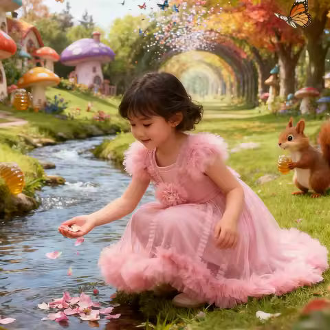 Movie Evil Witch Glinda Cosplay Costumes 2Pcs Sets For Children Pink Princess Dress Girls Evening Dress Kids Girl Birthday Dress