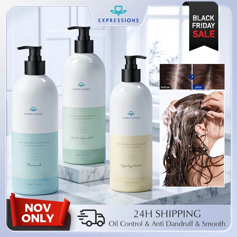 

EXPRESSIONS Loose Control Oil + Удаление мусора и борьба с зуда + Гладкий и увлажняющий шампунь