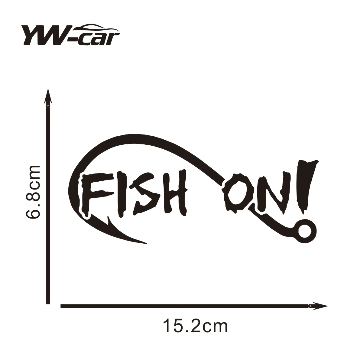 

2pcs Eye-Catching Bass Fishing Decals – Cool Fish Stickers for Cars, Vans & Boats | Stand Out with Your Passion