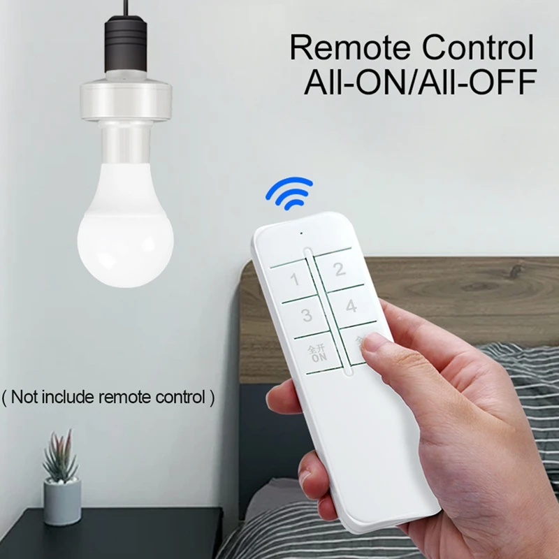 M07K-E27 Wireless Remote Control Light Lamp Holder Smart Bulb Adapter LED Lamp Holdere Smart Device For LED Bulb