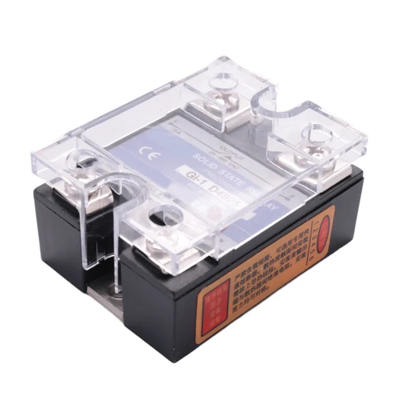 

3X SSR 25A 3-32V DC To 24-480V AC Single Phase Solid State Relay DC Control AC MGR-1 D4825 Load Voltage-A80Z