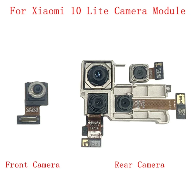 

Rear Back Front Camera Flex Cable For Xiaomi Mi 10 Lite 5G Main Big Small Camera Module Repair Parts