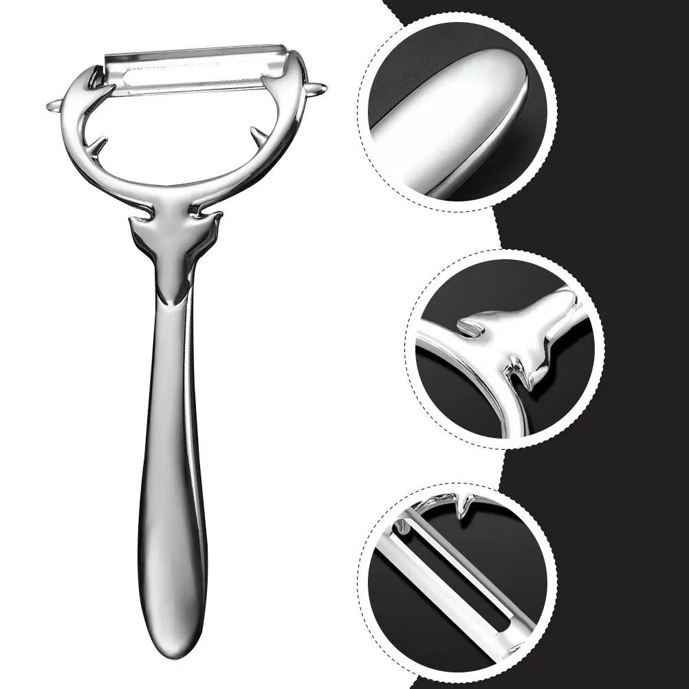 

1Pcs Zinc Alloy Peeler Multifunctional Manual Vegetable Fruit Peeler Potato Grater Kitchen Gadget Ergonomic Portable Cooking