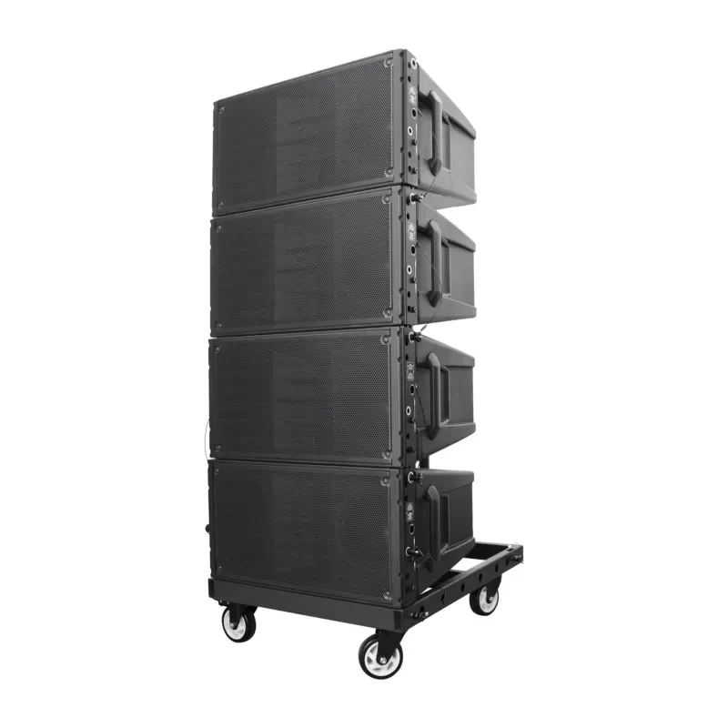 for DASN LA5 500W RMS Active Line Array Speakers Event Concert Stage Sound System with Subwoofer Party Audio