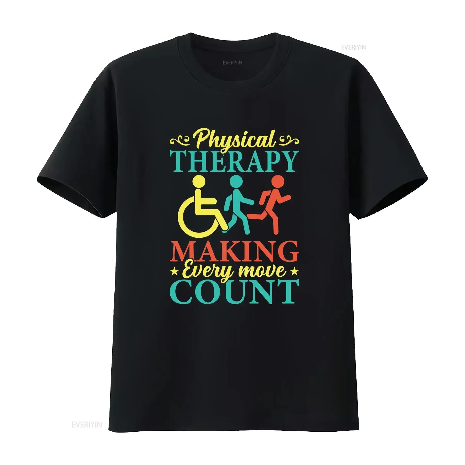 

Физиотерапия Изготовление каждый Move CounT Футболка PT AssistanT TherapisT Физиотерапия Винтажная стираная мода