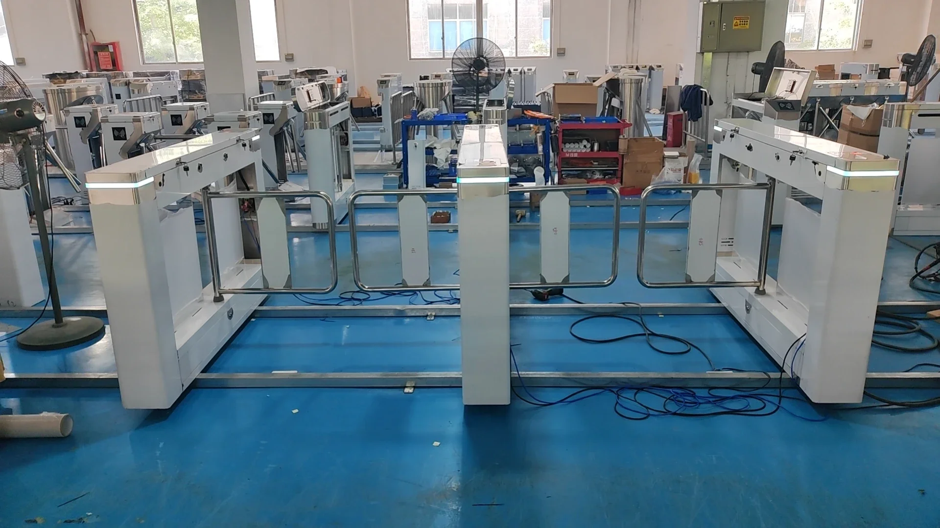 Swing Berrier, турникет, доступ к воротам, Conteol с QR-кодом, RFID-распознавание лиц для школы спортзала