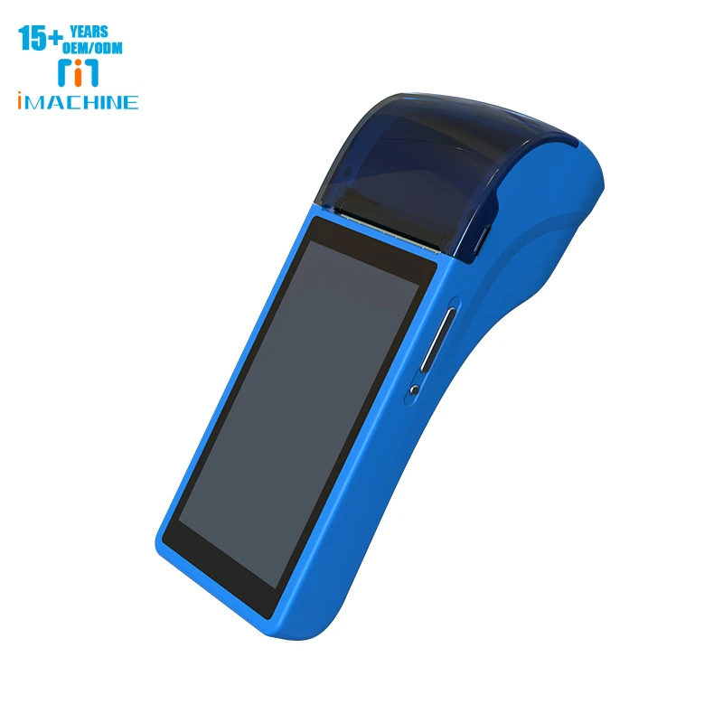 

Rugged Android PDA Terminal WiFi NFC Bluetooth USB Handheld POS Scanner and Printer for Parking Ticket Machine