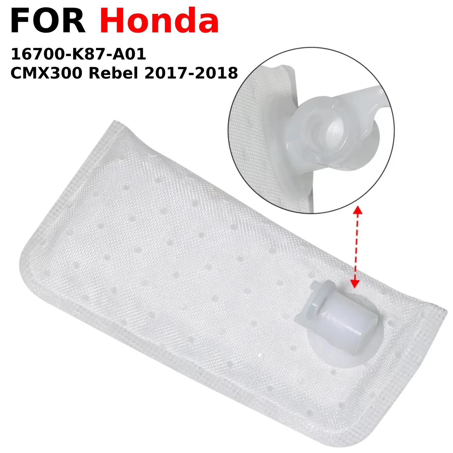 

16700-K87-A01 Motorcycle Fuel Pump Filter For Honda CMX300 Rebel 2017-2018