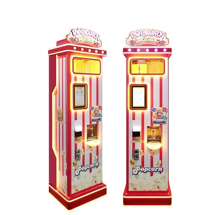 FOODLINE Metro Game Booth Popcorn Vending Machine Delicate Outline Adjustable Popping Time Commercial Gear