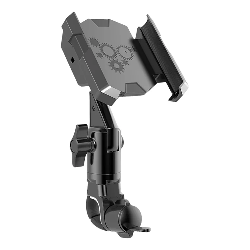 Clip per telefono per scooter per moto Supporto per telefono da ciclismo antiurto Supporto per telefono per bici girevole a 360° Supporto per staffa per moto da guida GPS
