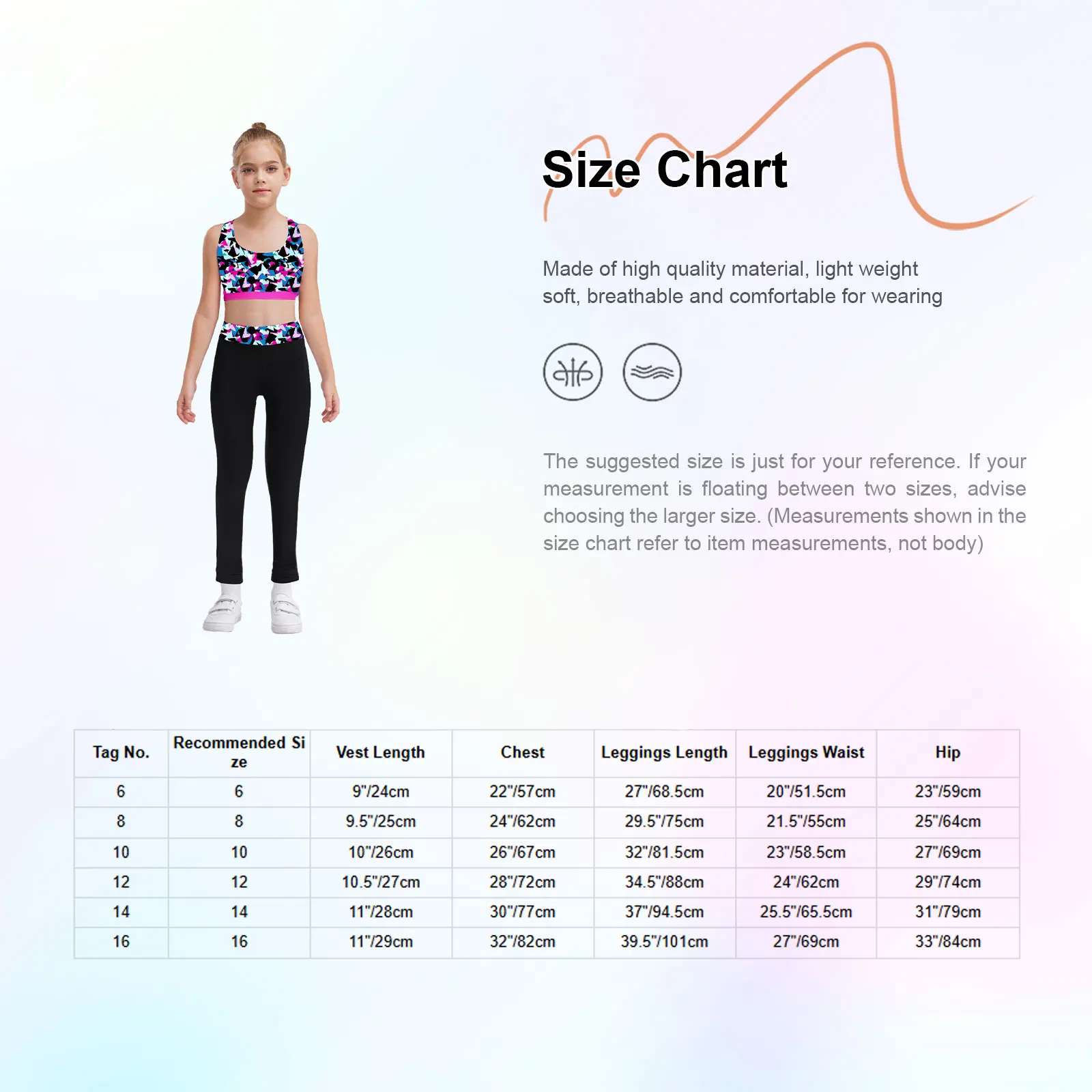 Set sportivo da yoga per bambini da 2 pezzi per ragazze ciclismo corsa allenamento fitness abbigliamento tuta sportiva tuta gilet senza maniche con leggings