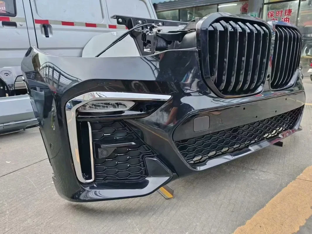 For X7 G07 M Original Front Nose Assembly Front Bumper Grille Headlight Fog Lamp Water tank Frame Condenser Collision Beam