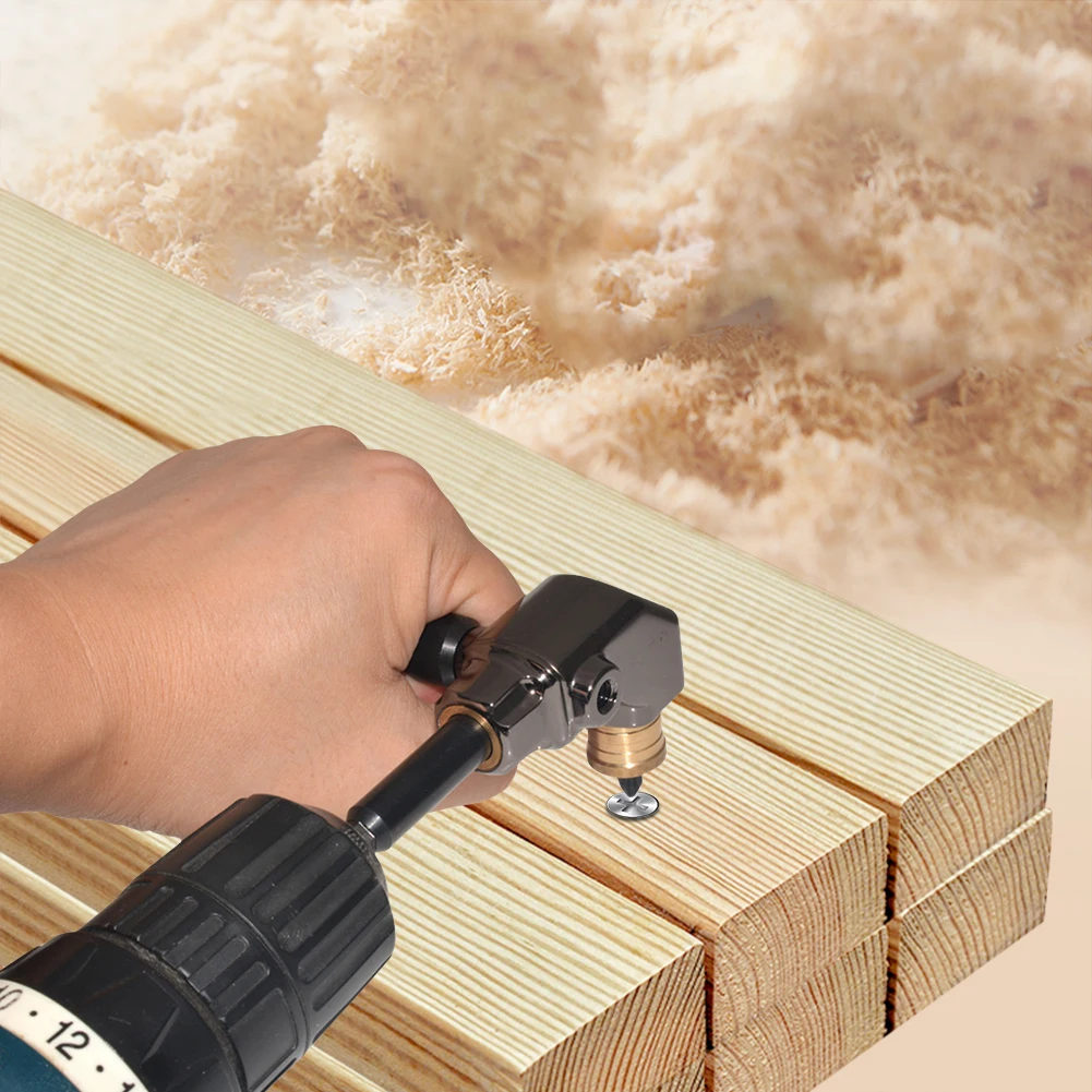 

Electric Screwdriver Holder Alloy Steel Screwdriver Cornerer Bit Attachment Self-Locking Hand Tool for Narrow Work Areas