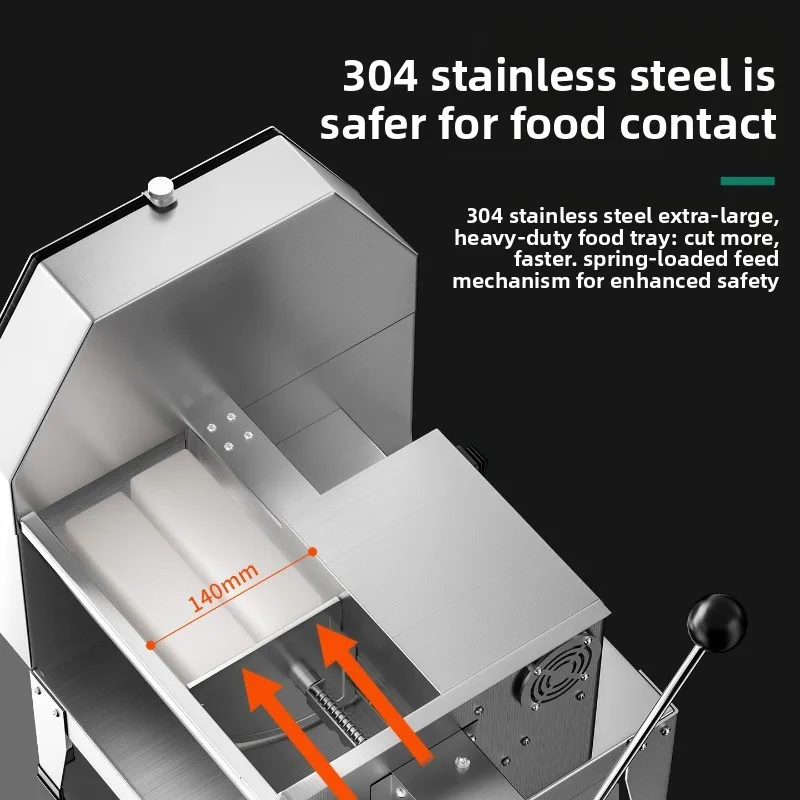 Kuchenschneider für gekochtes Rindfleisch, Kartoffelschneider, elektrischer Gemüseschneider