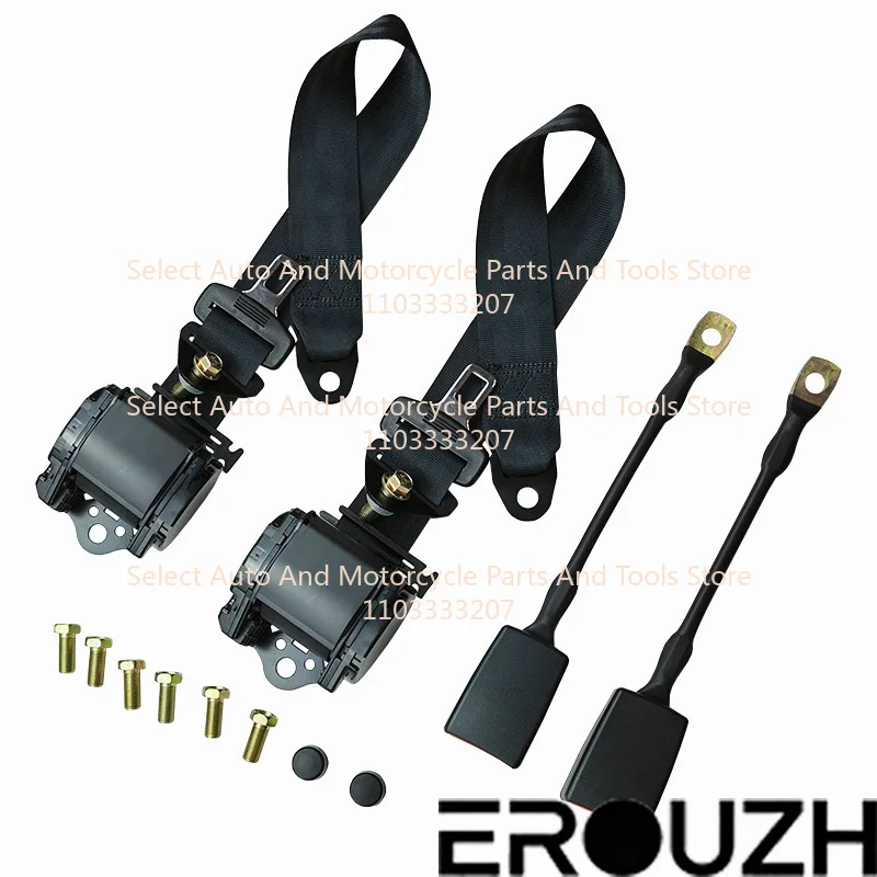Hot-selling Full Set of Three-point Automatic Telescopic Seat Belt Truck Car Bus Driver's