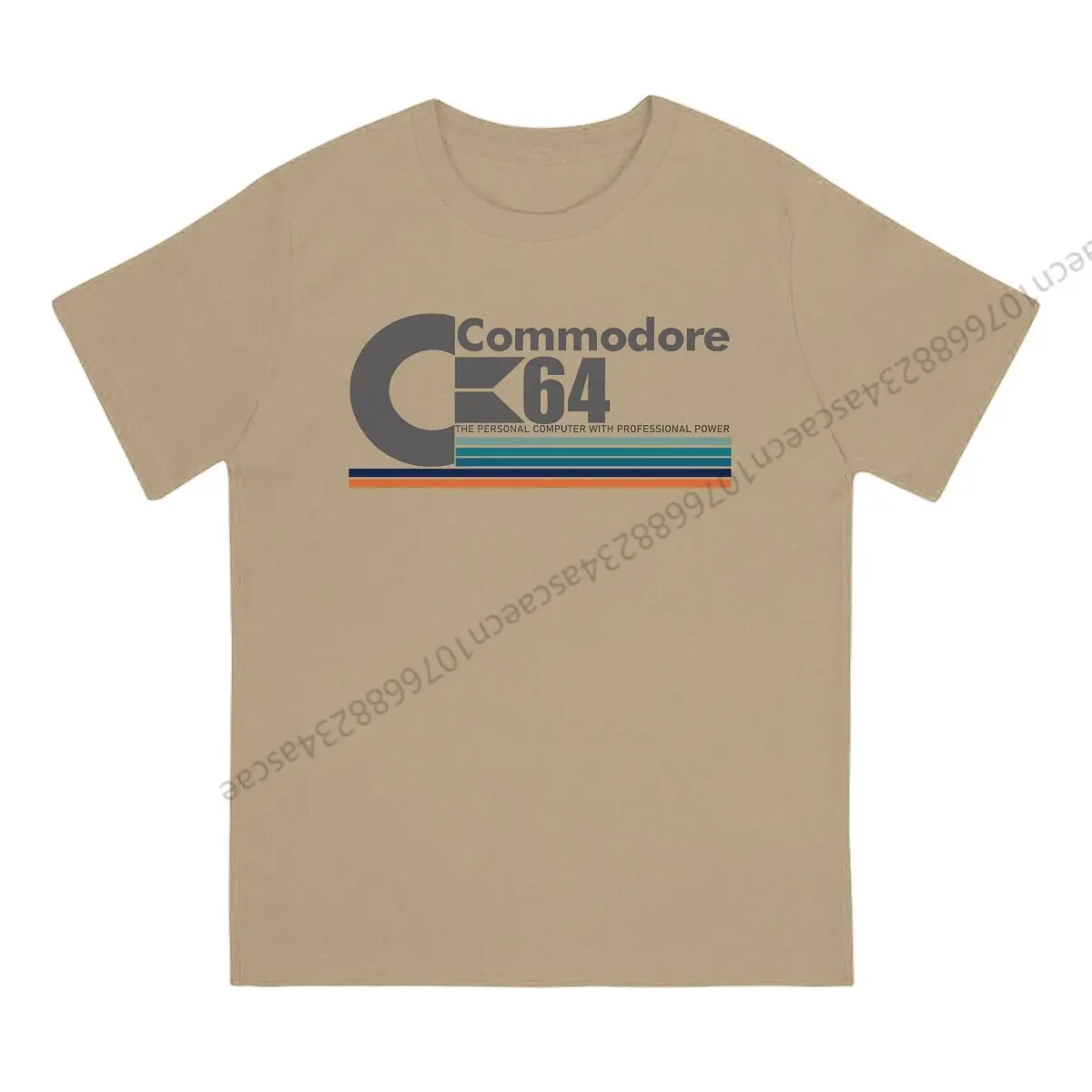 Commodore 64 Tshirt Graphic Men Tops Vintage Summer Cotton Short Sleeve T Shirt