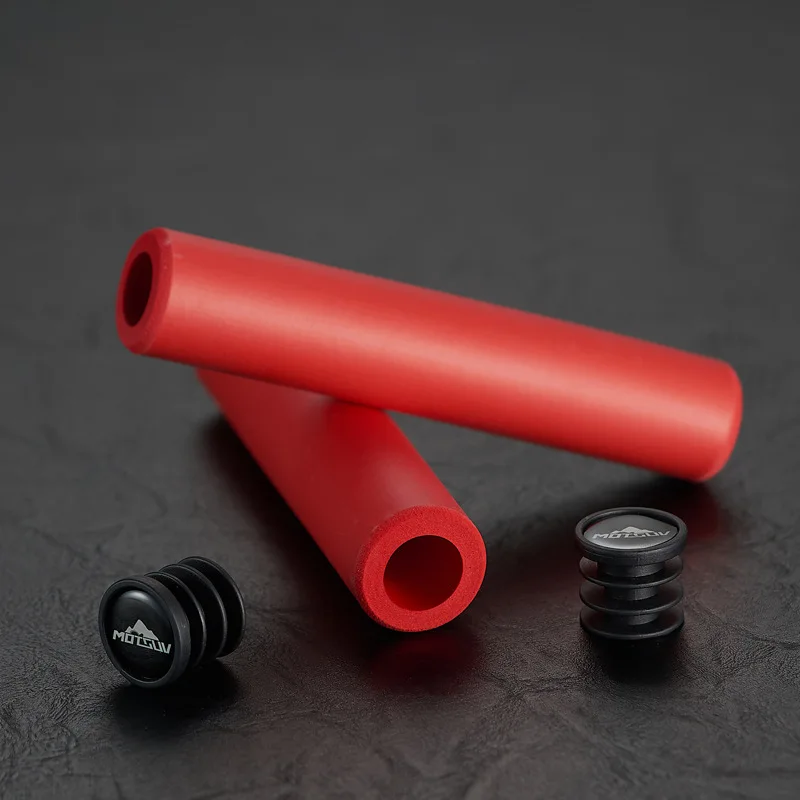 AliExpress HUIJING bicycle silicone handlebars mountain bike silicone sponge handlebars shock-absorbing anti-slip and comfortable riding handlebars
