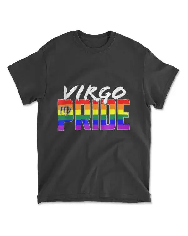 Virgo Zodiac Horoscope LGBTQ PRIDE Tank Top - Men's Standard T-Shirt