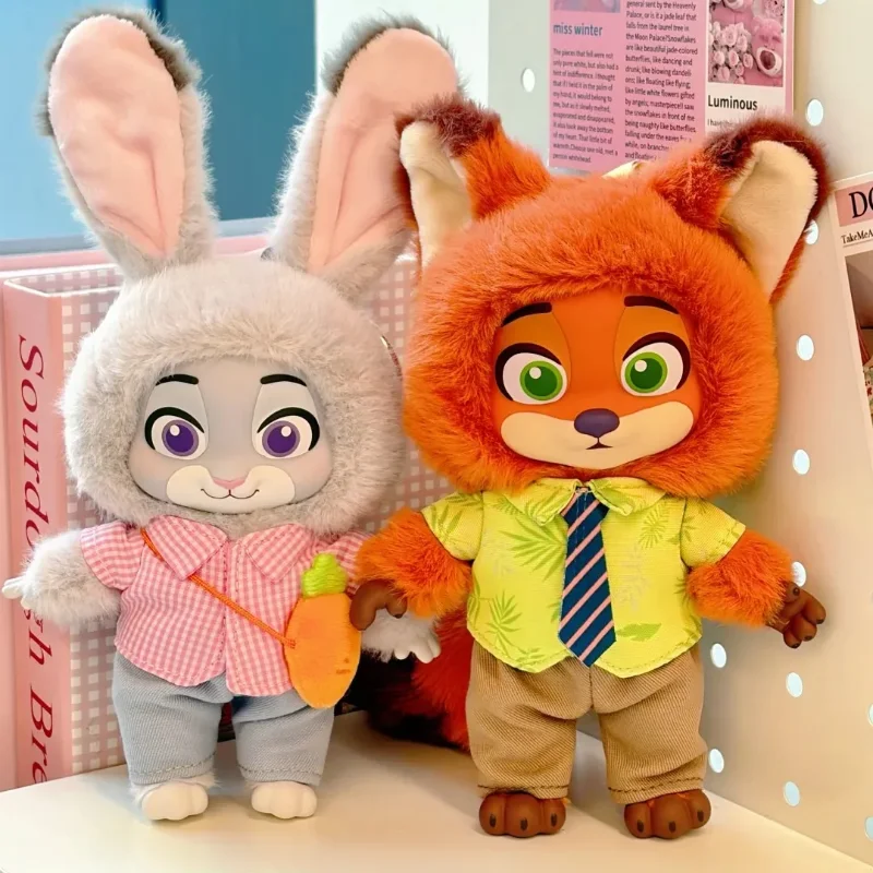 Zootopia Nick Judy Growth Journey Series caja ciega lindo personaje de dibujos animados bolsa de felpa de vinilo muñeca de juguete caja misteriosa regalos para niños