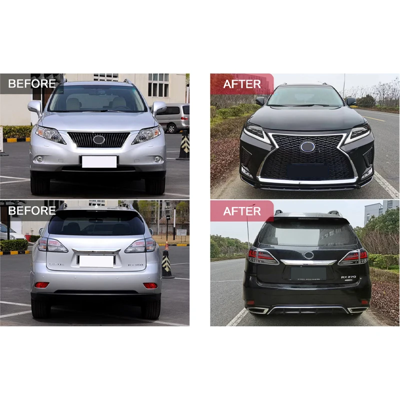 2020 RX Appearance Kit for 2009-2013 for RX Upgraded Car Bumpers 2