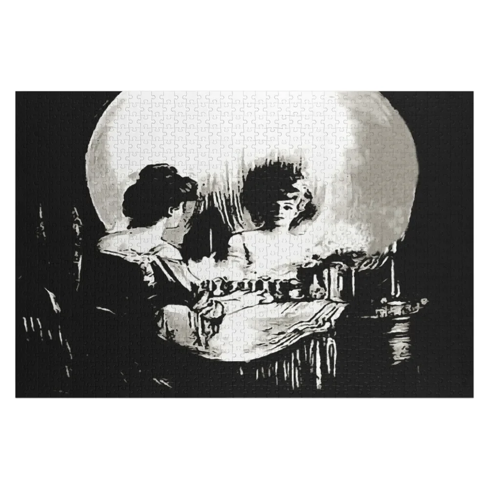 

All Is Vanity Life, Death, and Existence Painting After Gilbert Jigsaw Puzzle Wooden Adults Customized Photo Puzzle