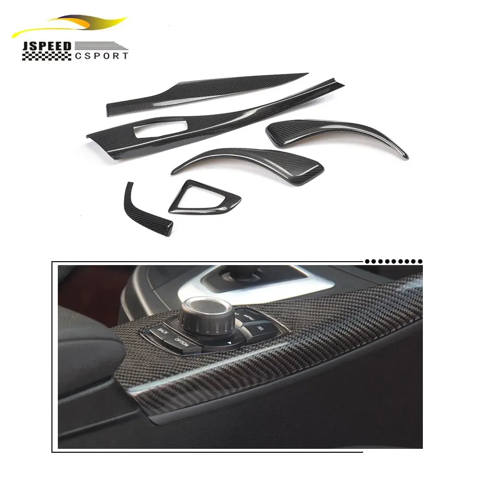 

Suitable for BMW F22 E82 E87 6 pieces/sets of 1 series and 2 series carbon fiber automotive interior trim parts